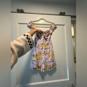 Off the Shoulder Floral Dress